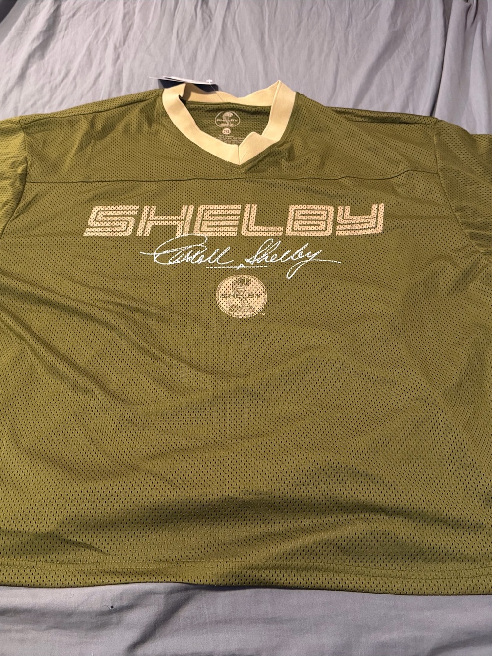 Selby Men's Olive Green Mesh Athletic Shirt 2XL